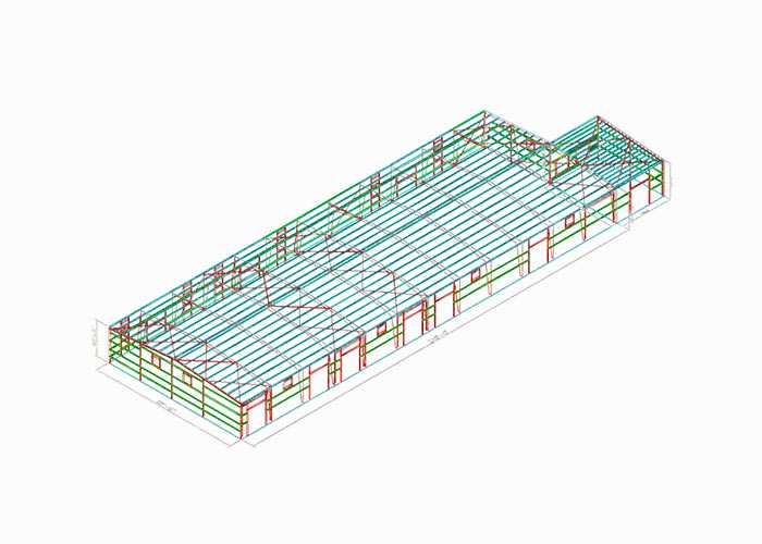 Polyester  PEMB Shop Drawings and Detailing 